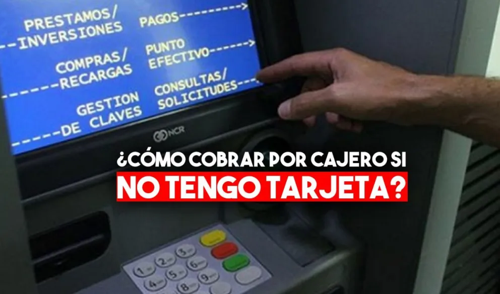 Ya se puede extraer dinero en los cajeros automáticos sin tener una tarjeta de débito