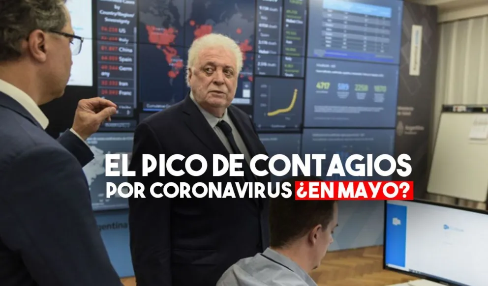 Estiman que el pico de contagios por Covid-19 se correría para mayo
