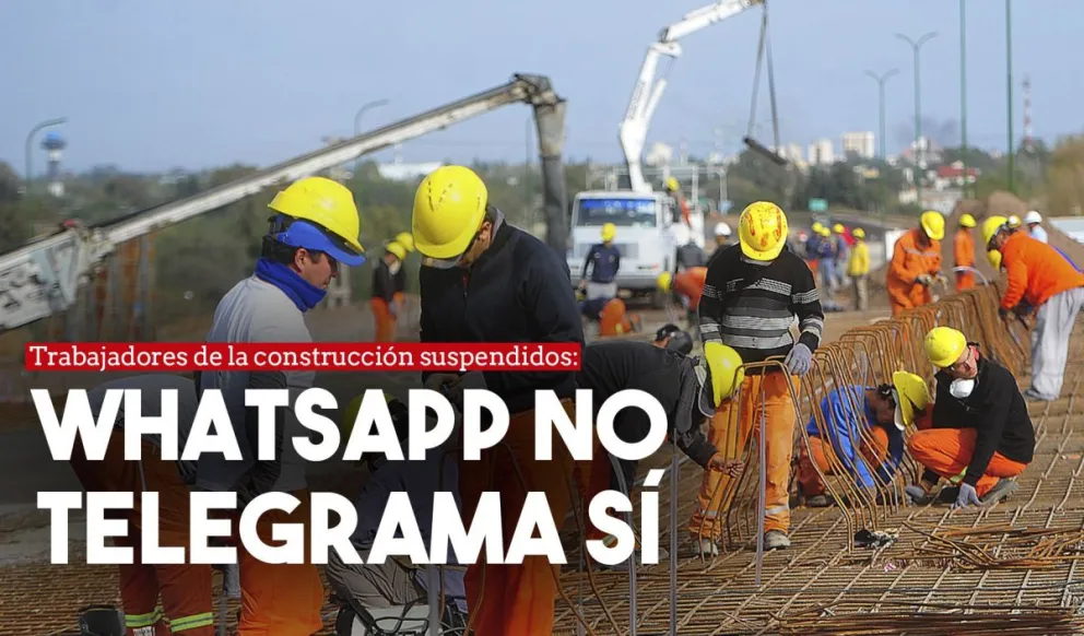 Trabajadores de la construcción suspendidos: ¿qué dijeron en la Subsecretaría de Trabajo?