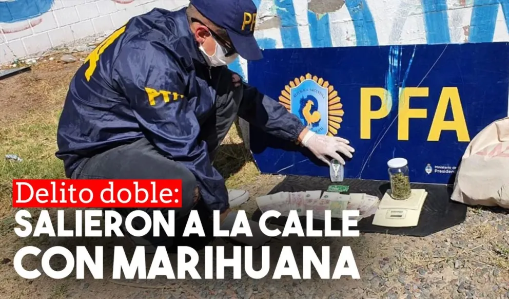 Detuvieron a una pareja por violar la cuarentena y les encontraron droga