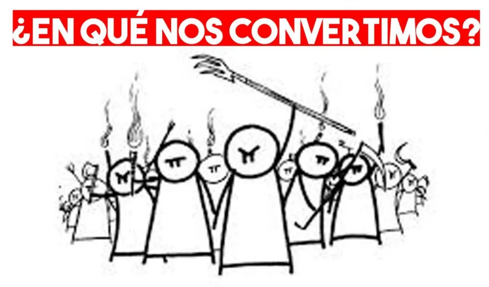 ¿De verdad palos y antorchas?: la responsabilidad social de los medios y el escrache en las redes