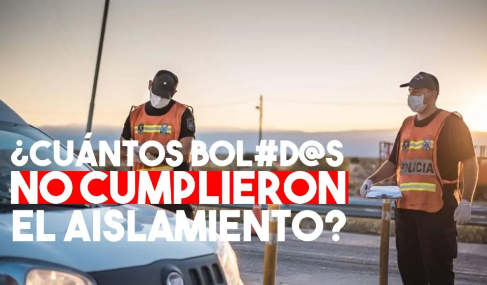 Más de 2400 personas sancionadas por no cumplir con el aislamiento