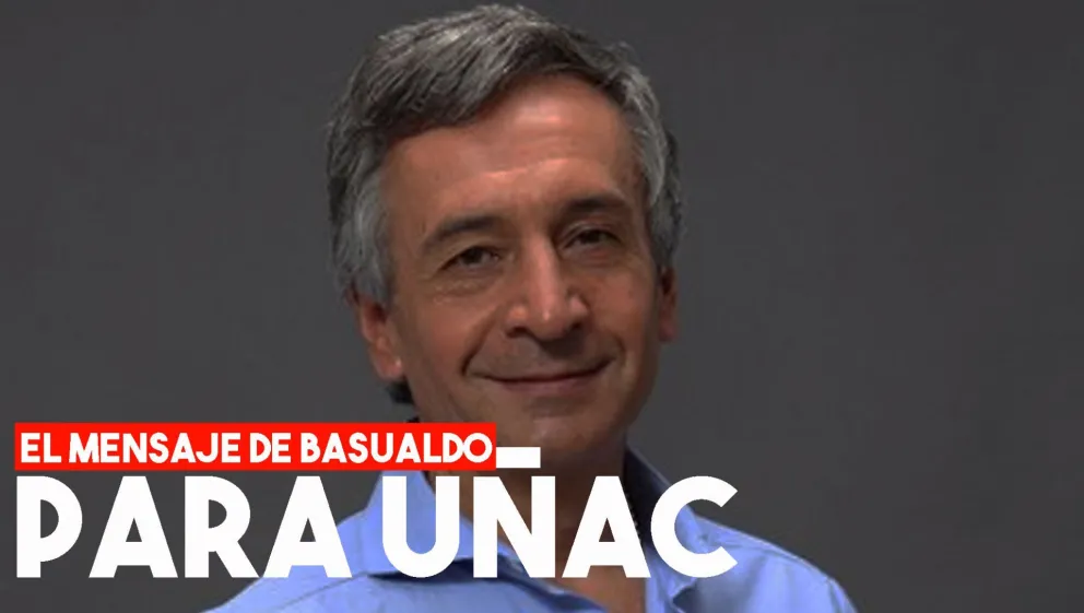 Basualdo apoyó a Uñac y se puso a su disposición