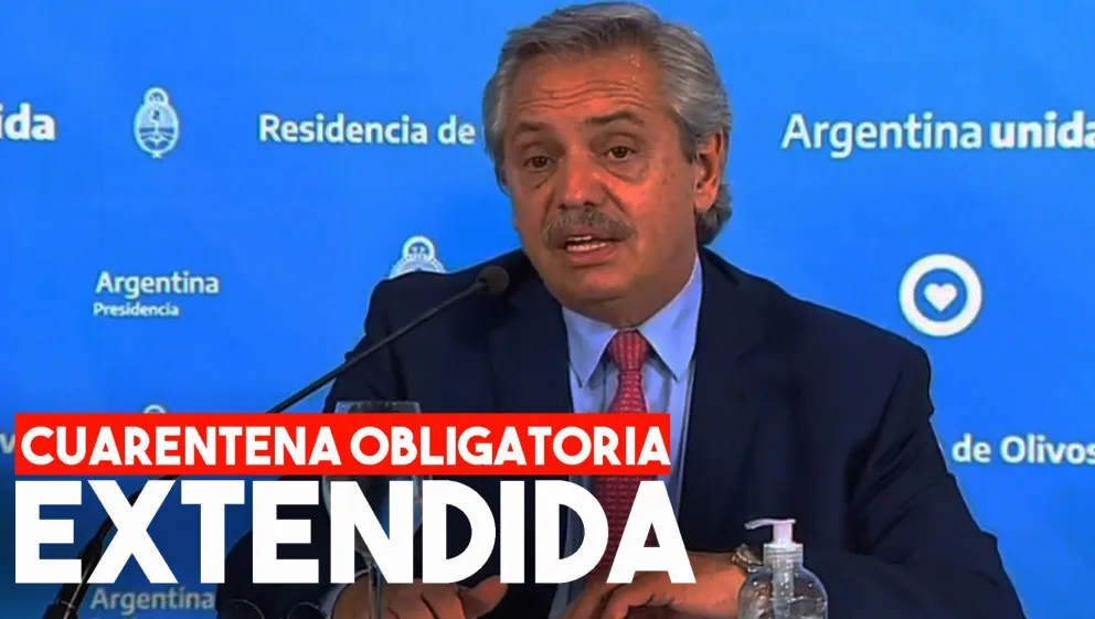 Alberto Fernández prolongó la cuarentena hasta que termine Semana Santa