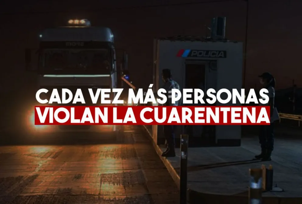 Hubo récord de aprehendidos y vehículos retenidos por violar la cuarentena