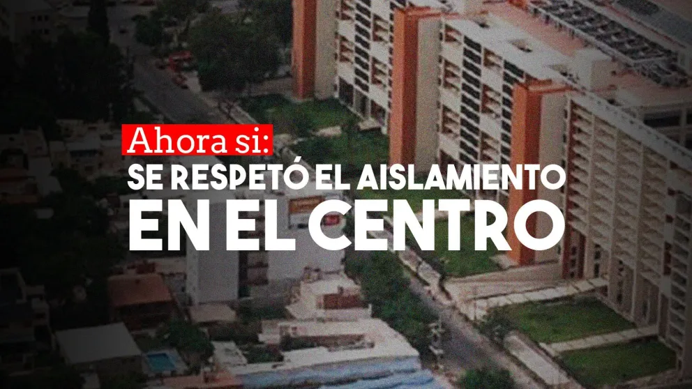 El centro casi vacío tras la extensión de la cuarentena obligatoria