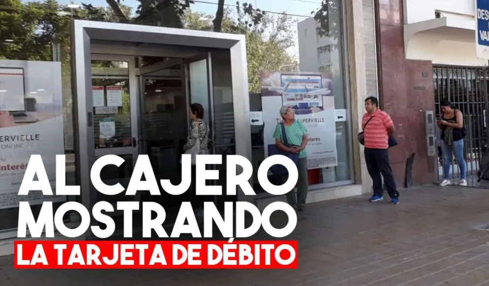 Las personas que vayan al cajero deberán justificarlo para poder circular