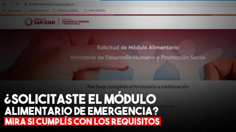 Continúan las inscripciones para solicitar el Módulo Alimentario de Emergencia