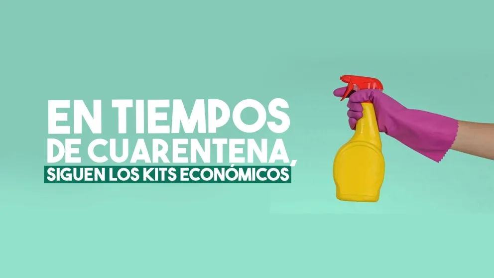 Tras vender más de 70 mil kits de limpieza y alimentos, relanzan los combos económicos