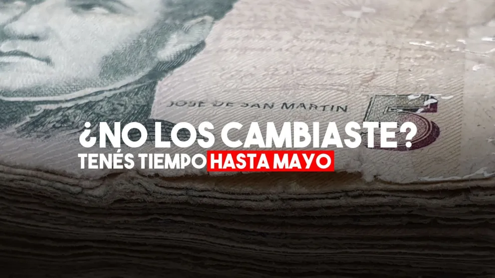 Extendieron hasta mayo el plazo para canjear los billetes de 5 pesos