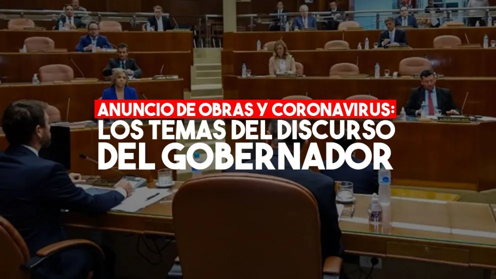 Logros, desafíos, obras y Covid-19, los principales puntos del discurso anual del gobernador