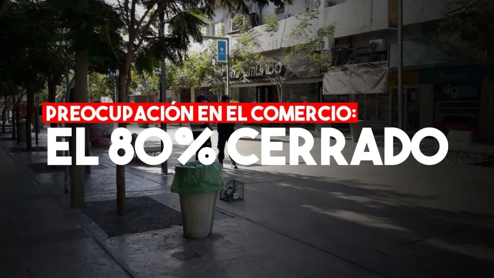 El 80% del comercio sanjuanino se encuentra parado