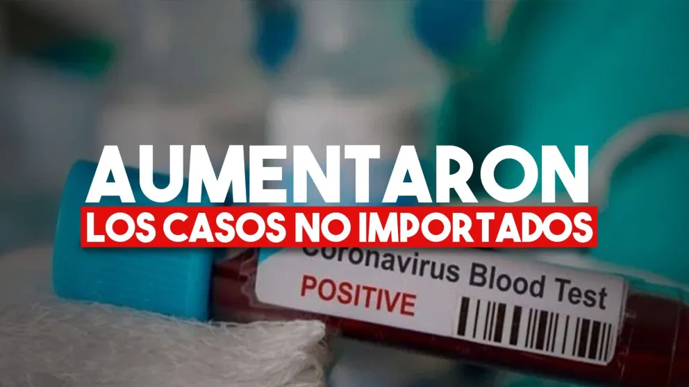 De los nuevos infectados en la Argentina, más de la mitad son contagios no importados
