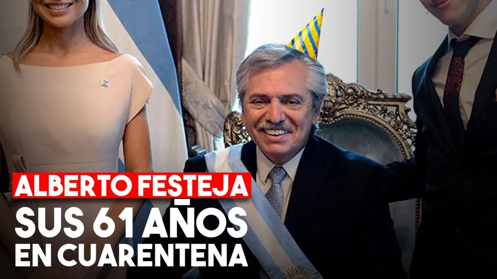 Alberto Fernández celebra su cumpleaños en Olivos junto a su familia