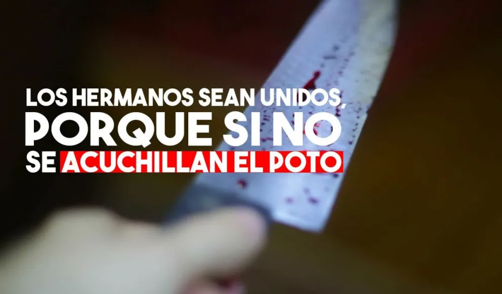 Dos hermanos se desconocieron y uno acuchilló al otro en una nalga