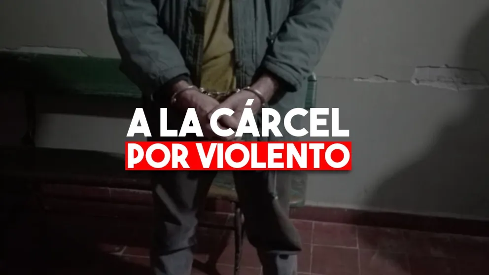 Detuvieron a un violento que le dio una golpiza a su mujer en Rawson