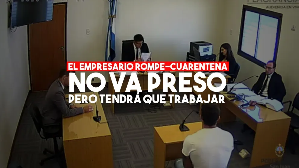 El empresario "rompe-cuarentena" condenado a ocho meses de prisíón en suspenso