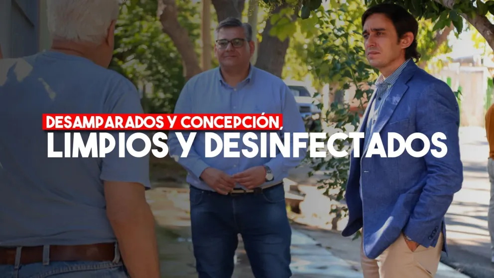 Capital llevó operativos de desinfección a Concepción y Desamparados