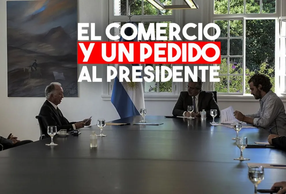 Dirigentes de la Cámara de Comercio se reunieron con el Presidente y le pidieron flexibilizar gradualmente el aislamiento