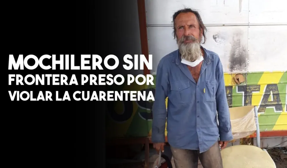 Un mochilero detenido por violar la cuarentena cuando viajaba a Mendoza