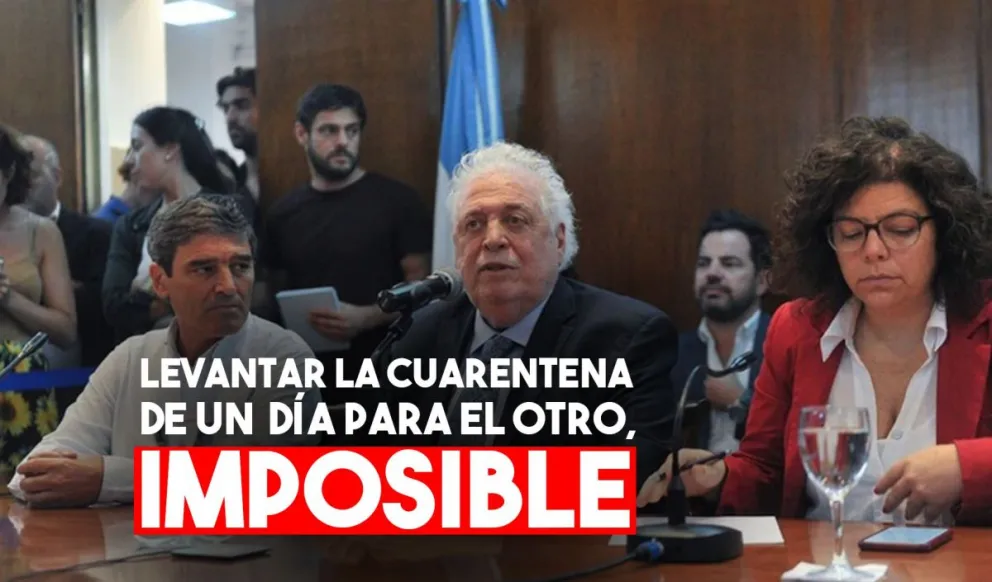 Ginés González García: "Tenemos que acostumbrarnos a que va a ser un período largo”