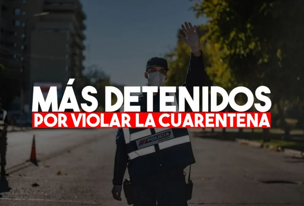 Casi 300 detenidos por violar la cuarentena este domingo