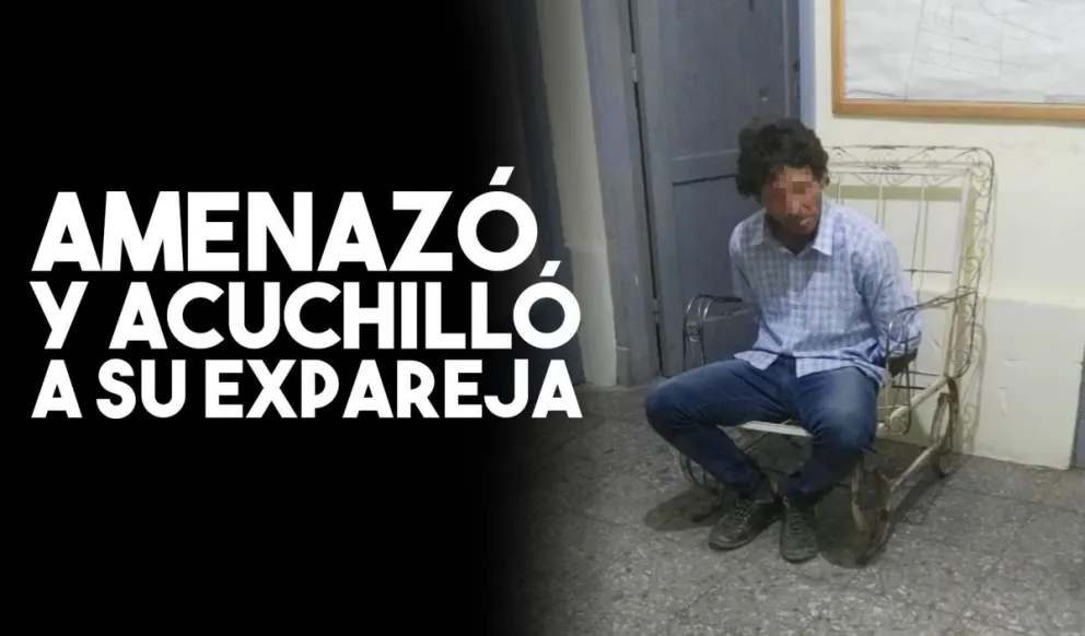Amenazó de muerte a su expareja y le asestó un puntazo en el pecho