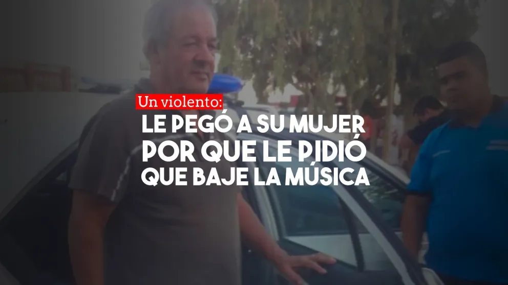 Le pegó a su mujer porque le pidió que baje la música