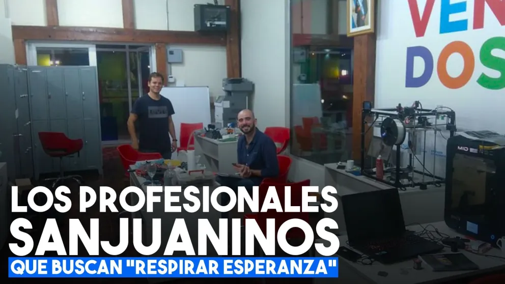 Un grupo de profesionales sanjuaninos fabrica respiradores automatizados