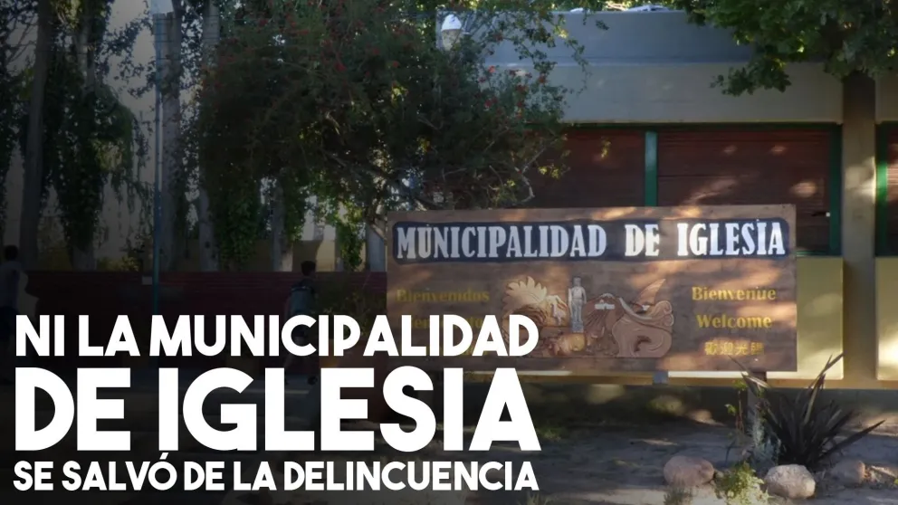 Ladrones ingresaron a la municipalidad de Iglesia