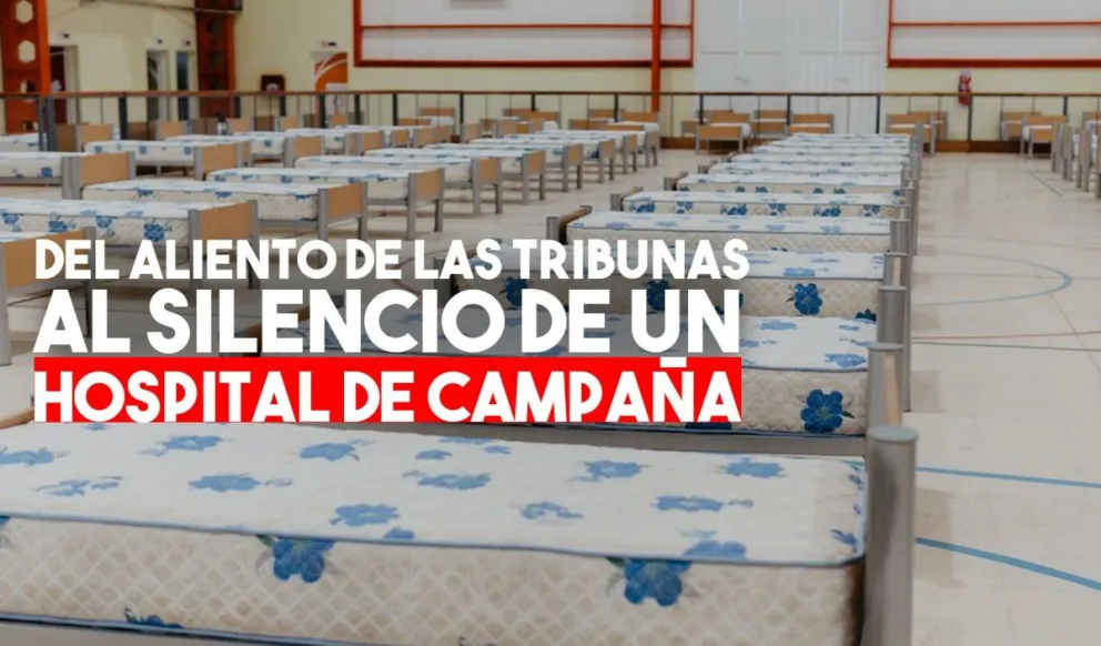 Te mostramos cómo quedan los estadios reacondicionados como hospitales de campaña
