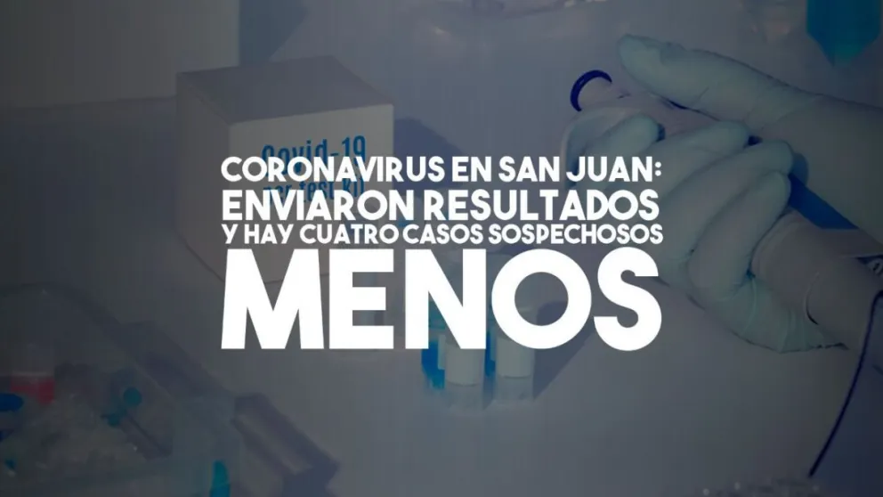 Coronavirus en San Juan: cuatro pacientes sospechosos con resultados negativos