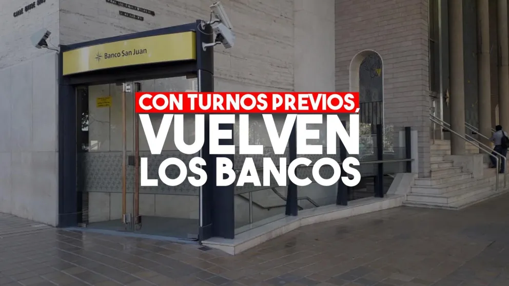 Los bancos volverán a atender al público desde el lunes 13 pero solo con turno previo