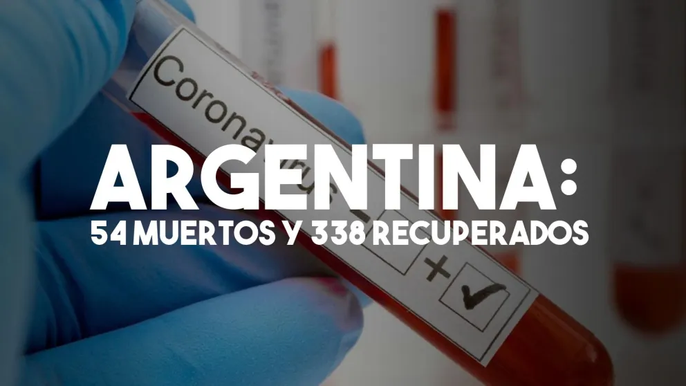 Hay 54 muertos y 338 pacientes recuperados en el país