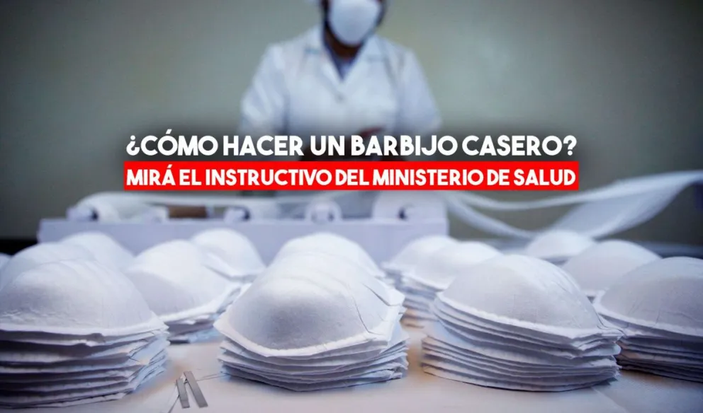 Coronavirus: el Ministerio de Salud de Nación elaboró un instructivo para la confección de barbijos caseros