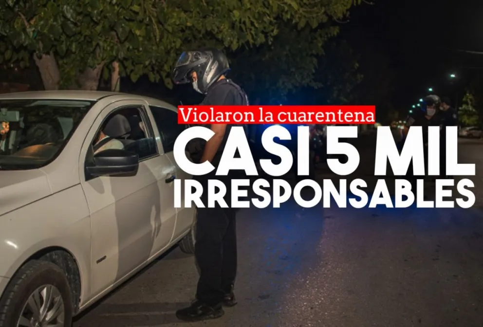 Más de 200 aprehendidos este martes y la cifra de infractores asciende a 4953