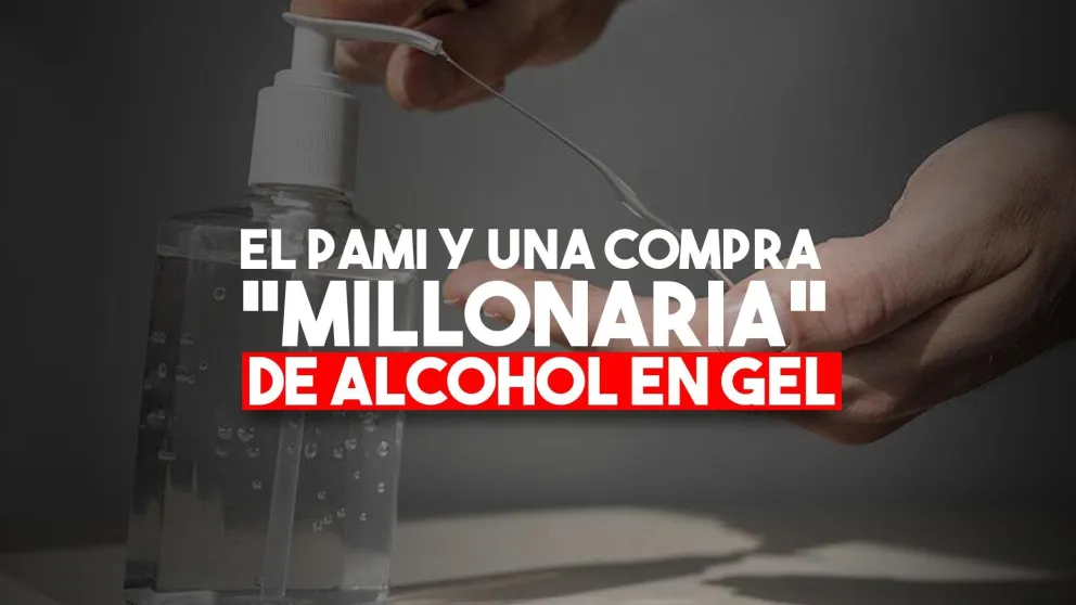 Denunciaron al PAMI por la compra de alcohol en gel con sobreprecios
