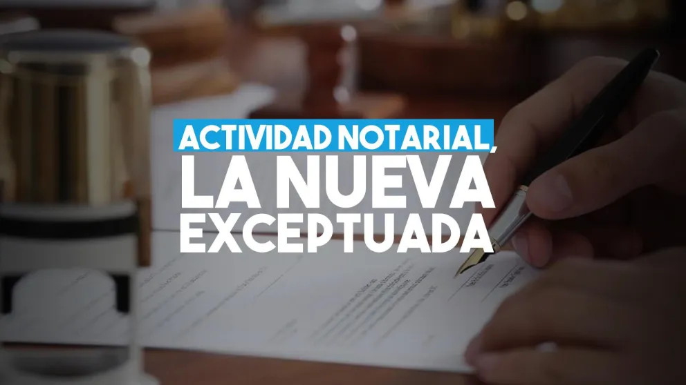 Incluyeron nuevas actividades que quedan exceptuadas de cumplir con la cuarentena