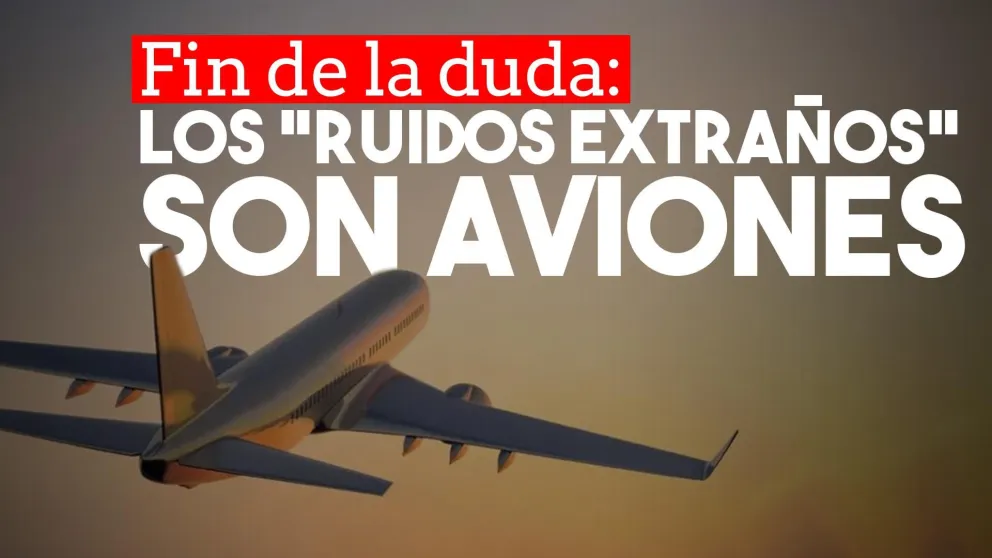 Desde el aeropuerto sanjuanino confirmaron que los extraños ruidos en el cielo son aviones