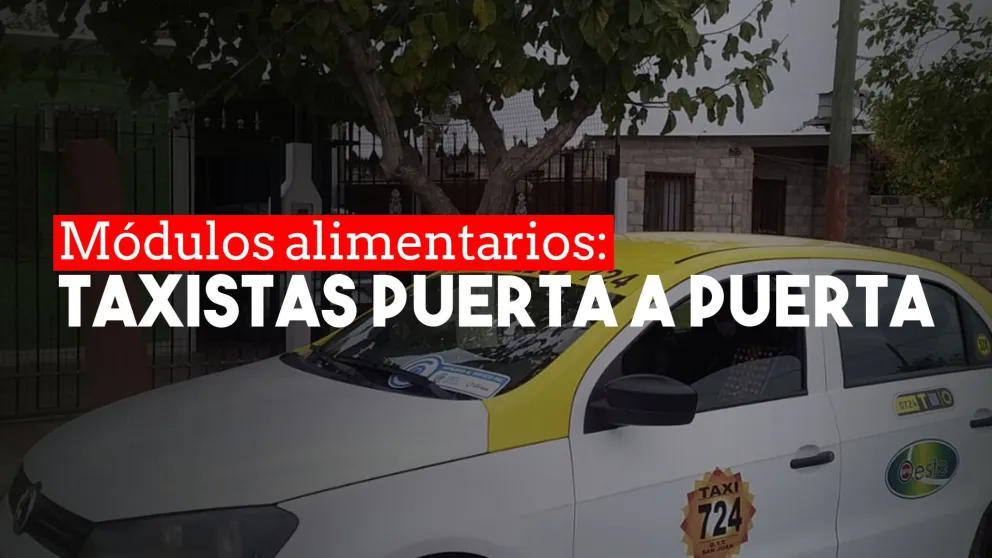 Taxistas y remiseros continúan con la entrega de módulos alimentarios