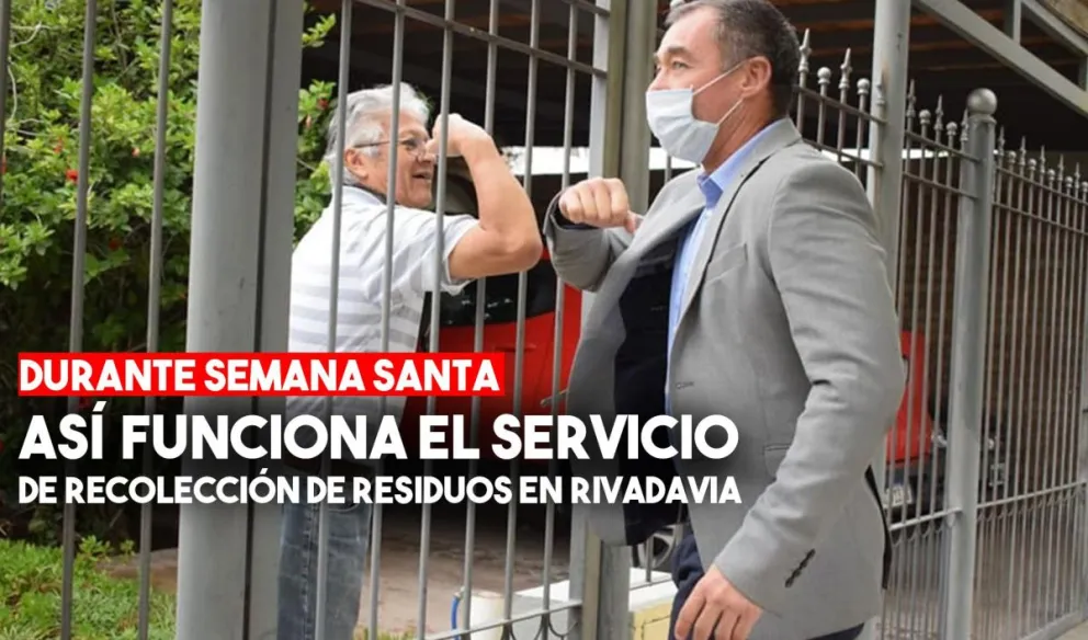 Así será el servicio de recolección de residuos durante Semana Santa