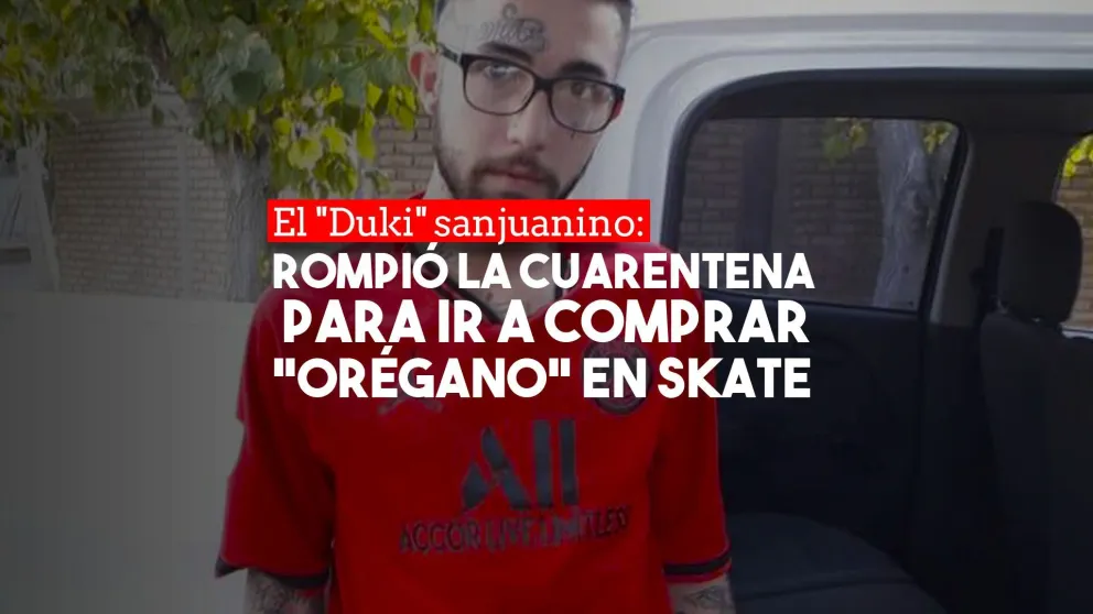 Salio a comprar droga en patineta y lo detuvo la Policía