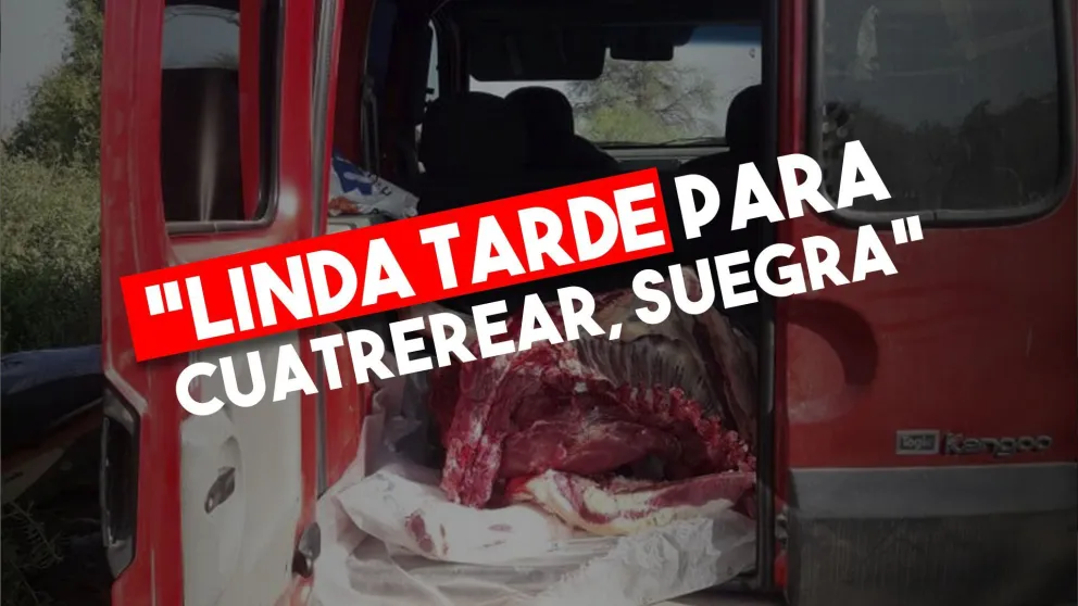 La cuarentena de los cuatreros: los atraparon con un ternero faenado