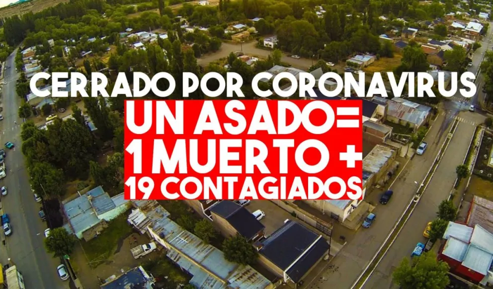 Cerraron un pueblo por cuatro días después de un asado que terminó con un muerto y 19 contagiados