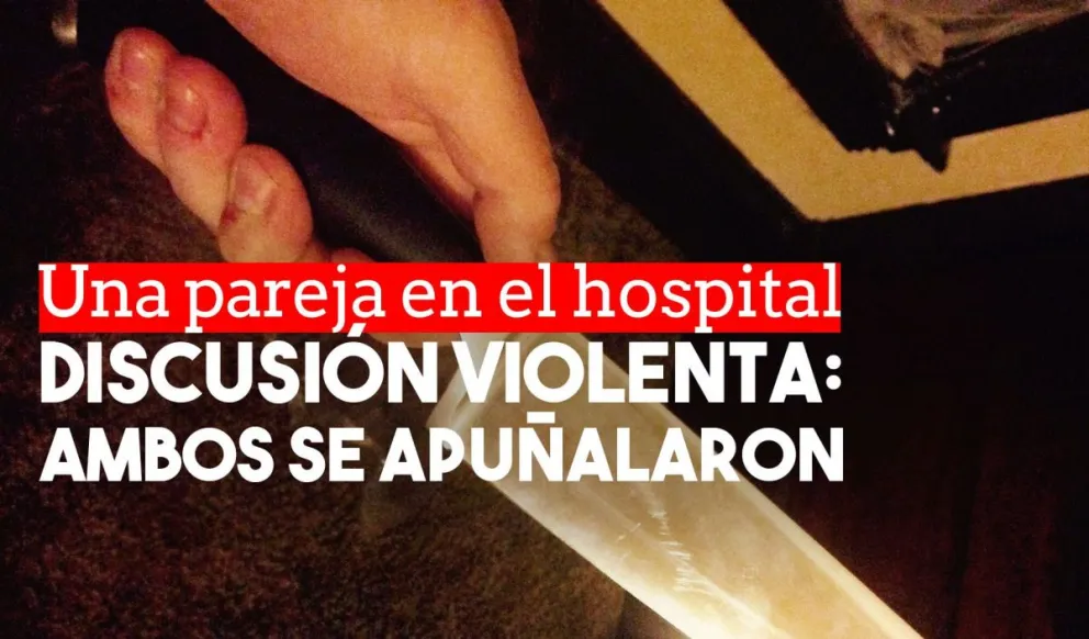 Una pareja discutió y se apuñalaron: ambos están internados