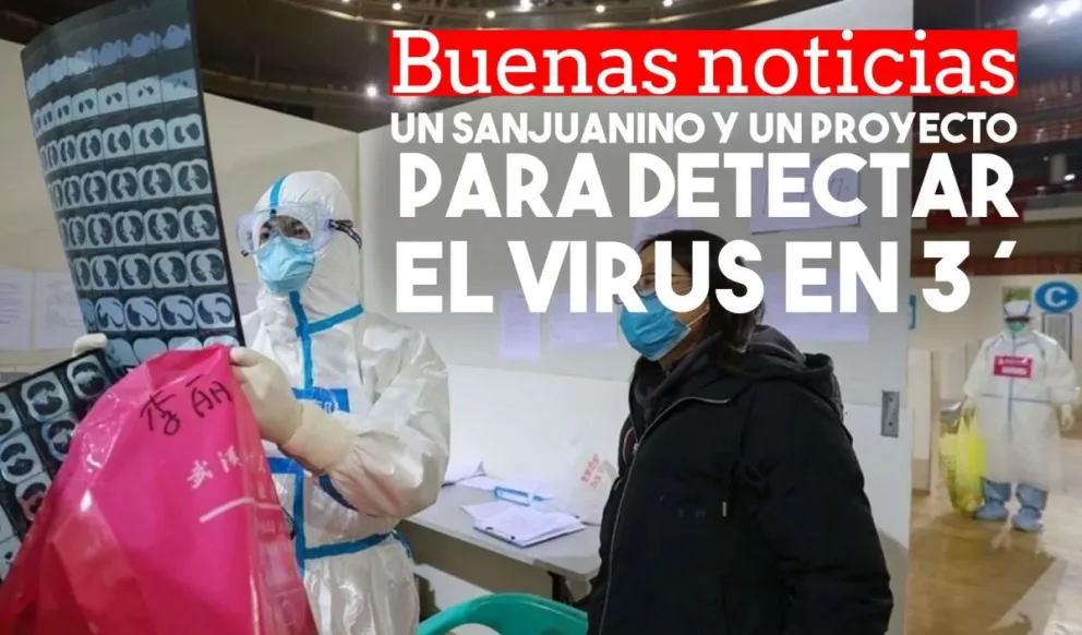 COVID-19: un sanjuanino en el desarrollo de un programa que detecta casos positivos en 3 minutos