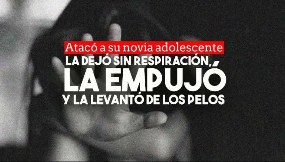Golpeó brutalmente a su novia de 15 años