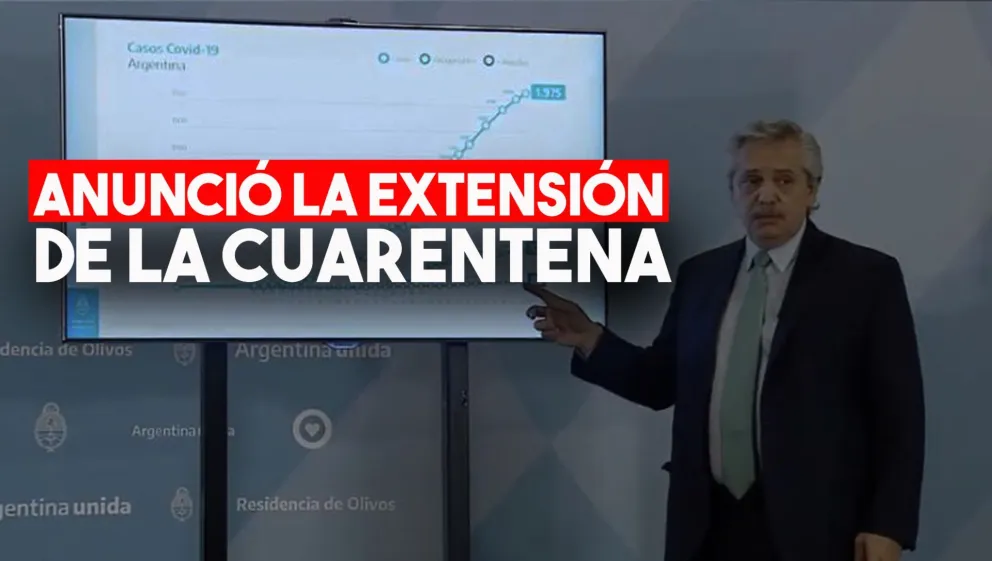 Alberto Fernández: "Hemos decidido seguir con la cuarentena exactamente en los mismos términos"