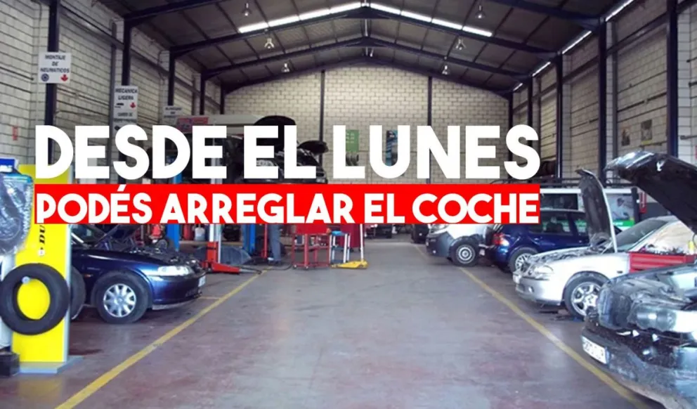 Talleres mecánicos y gomerías: los que podrán abrir desde el lunes