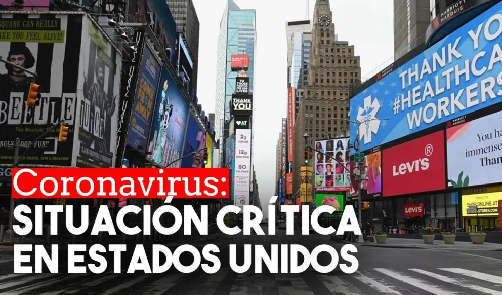 Estados Unidos superó a Italia y se convirtió en el país con más muertos por coronavirus